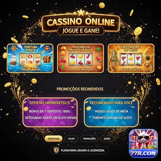 Jogos de cassino vibrantes em ambiente animado