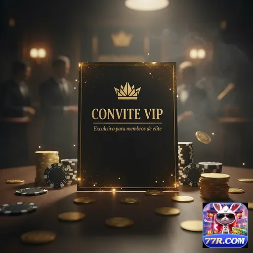 Convite VIP para cassino do 77r, ideal para eventos exclusivos e experiências emocionantes.
