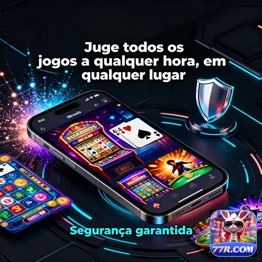 Usuário jogando no cassino online pelo celular